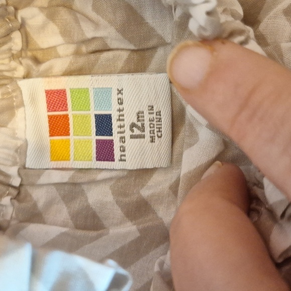 Healthtex GIRLS 12 MONTH DRESS CHEVRON PRINT - Picture 4 of 4